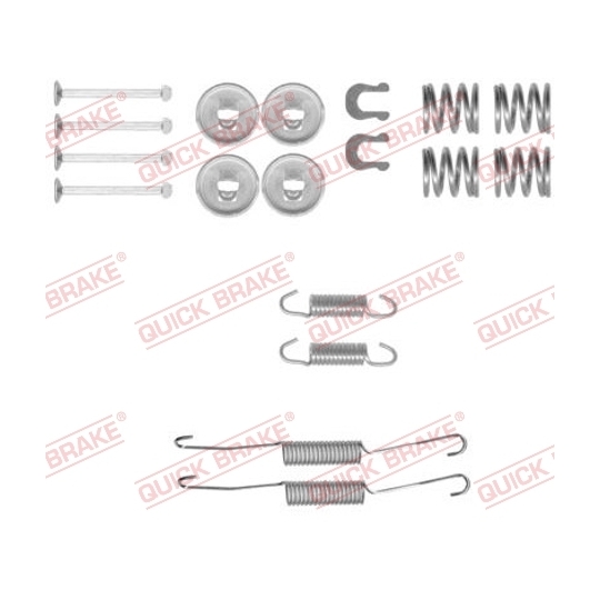 105-0778 - Brake shoe fitting set 