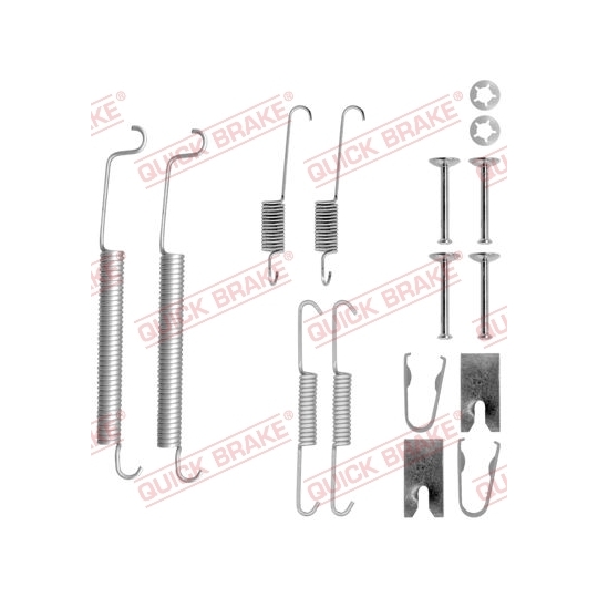 105-0807 - Brake shoe fitting set 