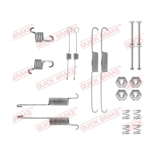 105-0809 - Brake shoe fitting set 