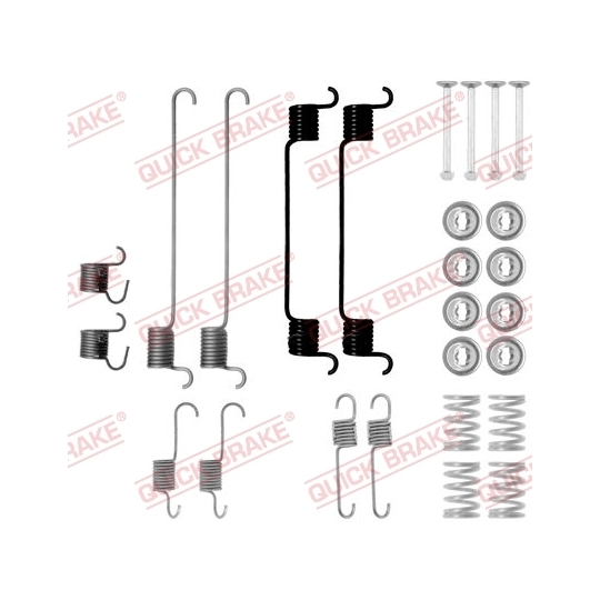 105-0802 - Brake shoe fitting set 