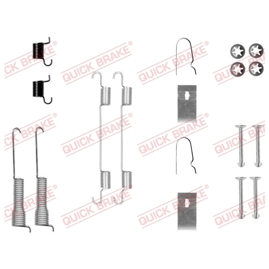 105-0800 - Brake shoe fitting set 