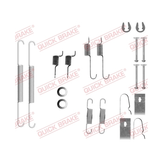 105-0847 - Brake shoe fitting set 