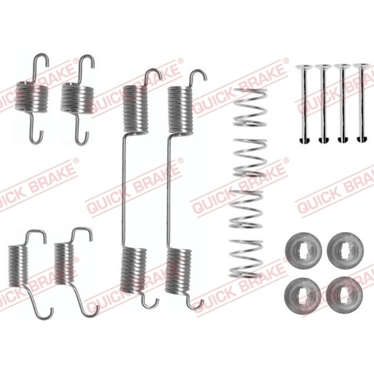 105-0828 - Brake shoe fitting set 