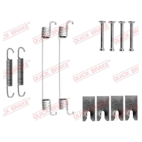 105-0827 - Brake shoe fitting set 