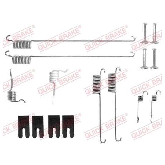 105-0829 - Brake shoe fitting set 