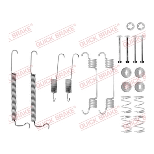 105-0849 - Brake shoe fitting set 