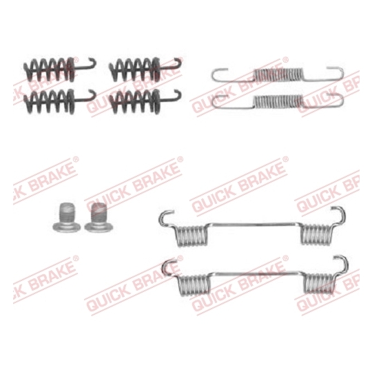 105-0874 - Brake shoe fitting set 