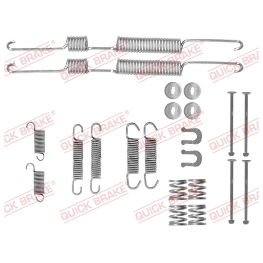 105-0870X - Brake shoe fitting set 