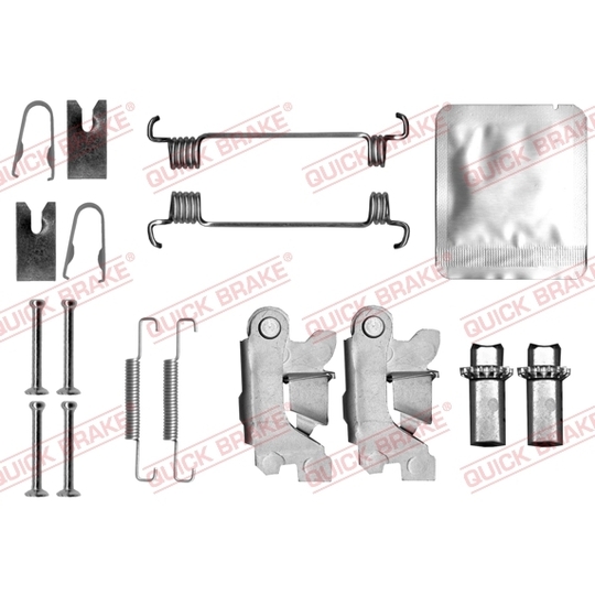 105-0875S - Tillbehörssats, bromsbackar, parkeringsbroms 
