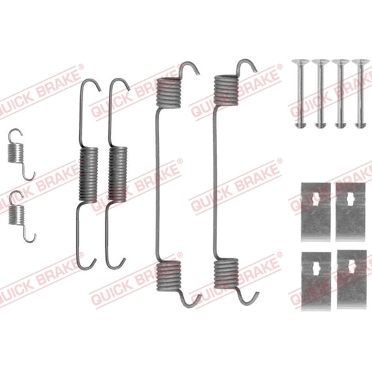 105-0860 - Brake shoe fitting set 