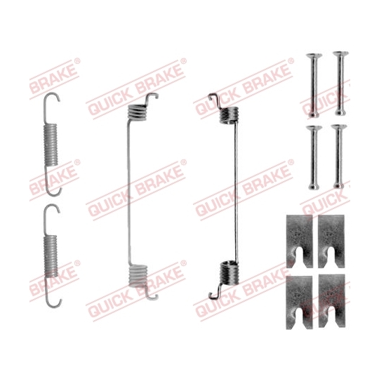 105-0866 - Brake shoe fitting set 