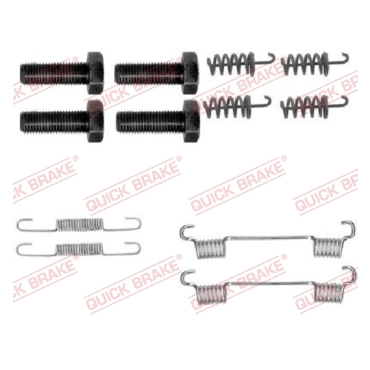 105-0865 - Brake shoe fitting set 