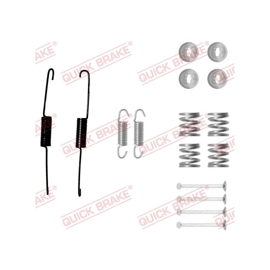 105-0879 - Brake shoe fitting set 