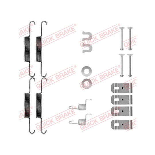 105-0895 - Brake shoe fitting set 