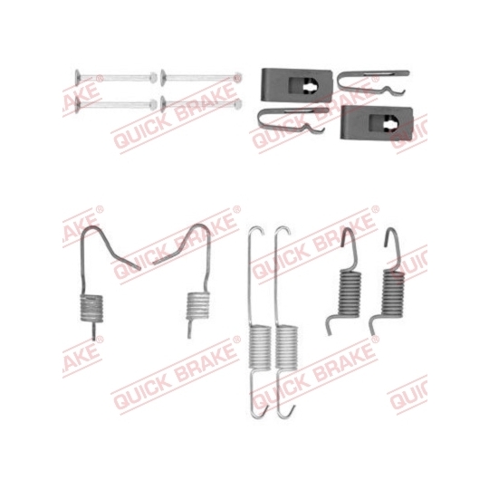 105-0898 - Brake shoe fitting set 