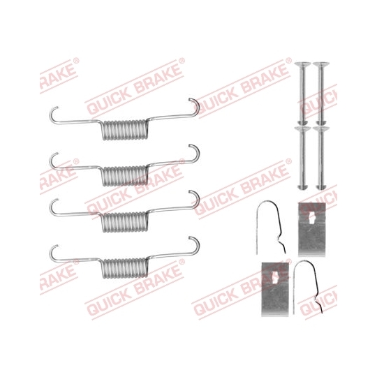 105-0884 - Brake shoe fitting set 