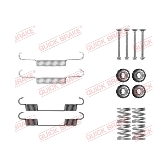 105-0897 - Brake shoe fitting set 