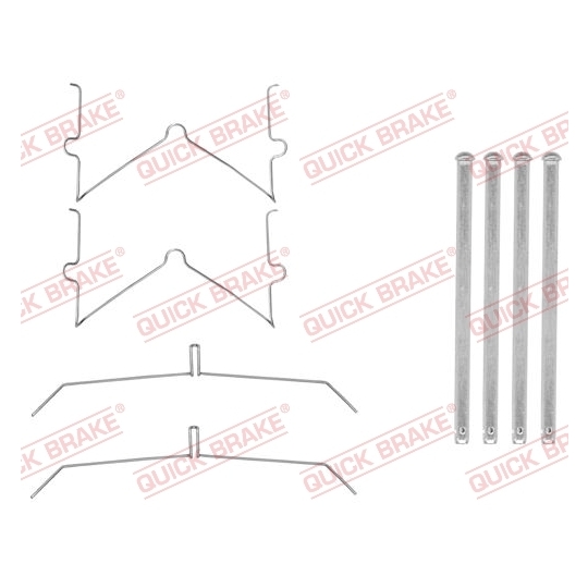 109-0003 - Accessory Kit, disc brake pad 