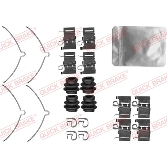 109-0001 - Accessory Kit, disc brake pad 