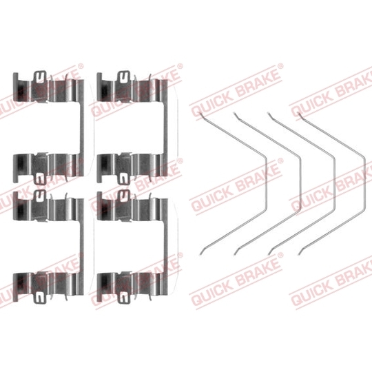 109-0016 - Accessory Kit, disc brake pad 