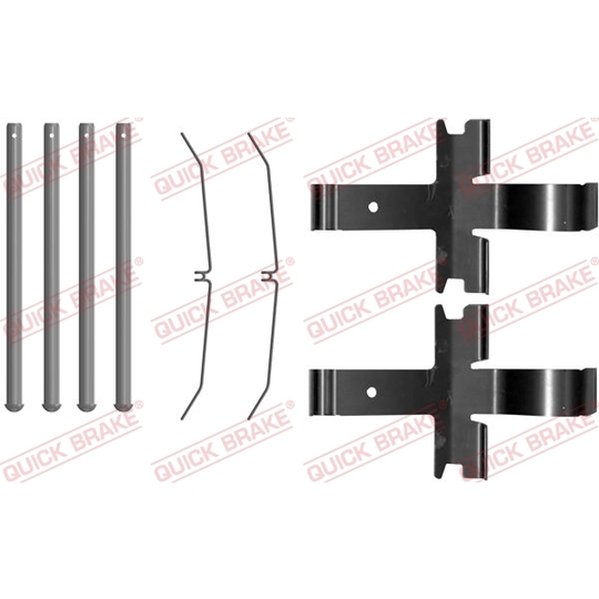 109-0081 - Accessory Kit, disc brake pad 