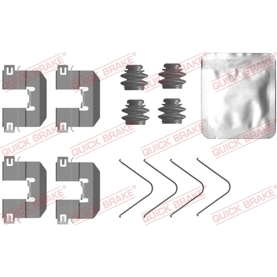 109-0104 - Accessory Kit, disc brake pad 