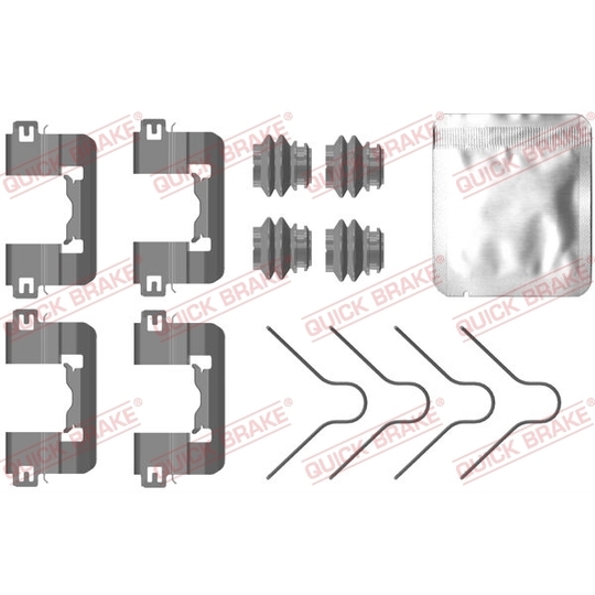 109-0105 - Accessory Kit, disc brake pad 