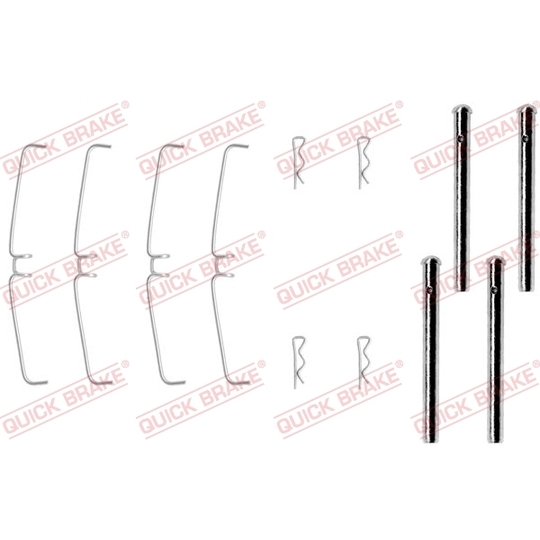 109-0907 - Brake pad fitting set 