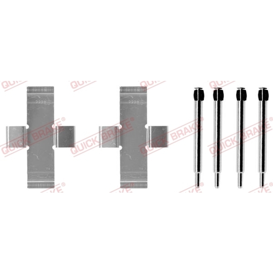 109-0913 - Brake pad fitting set 