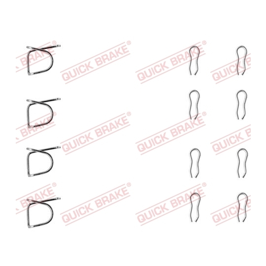 109-0939 - Brake pad fitting set 