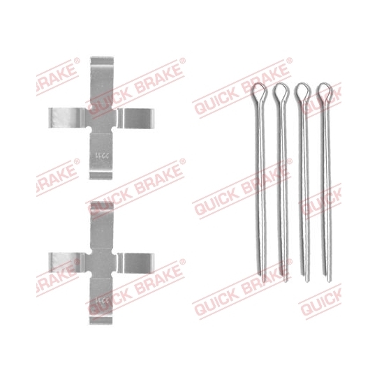 109-0949 - Brake pad fitting set 