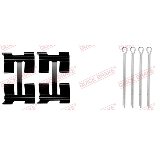 109-0972 - Brake pad fitting set 