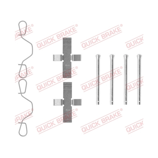 109-0982 - Brake pad fitting set 