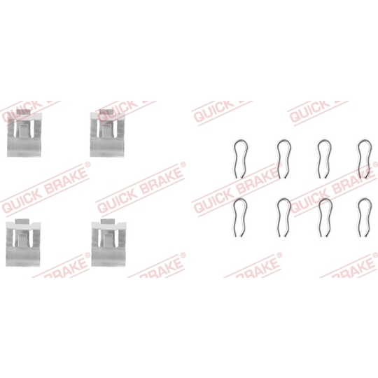 109-1055 - Brake pad fitting set 