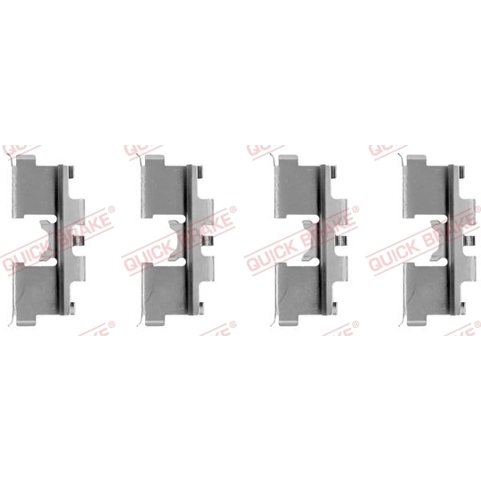 109-1068 - Brake pad fitting set 