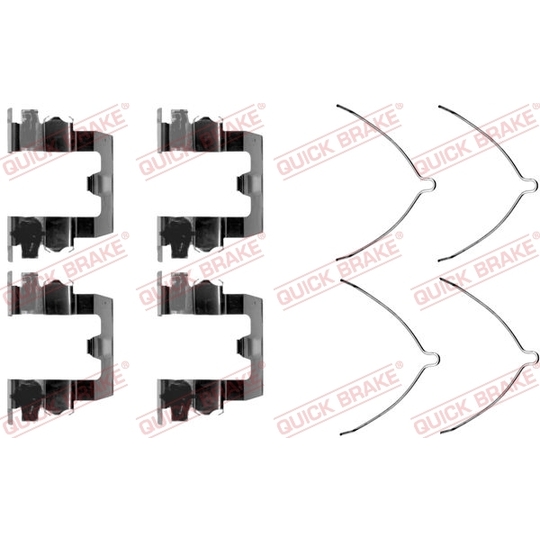 109-1095 - Brake pad fitting set 