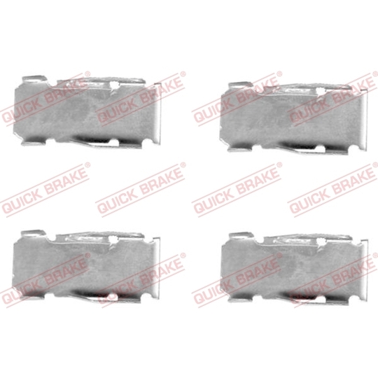 109-1094 - Brake pad fitting set 