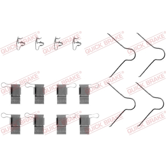 109-1089 - Brake pad fitting set 