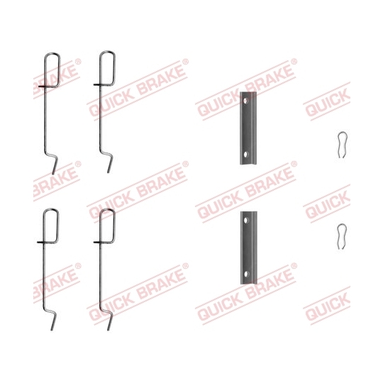 109-1125 - Brake pad fitting set 