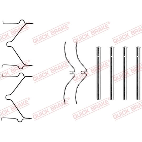 109-1126 - Brake pad fitting set 