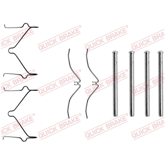 109-1124 - Brake pad fitting set 