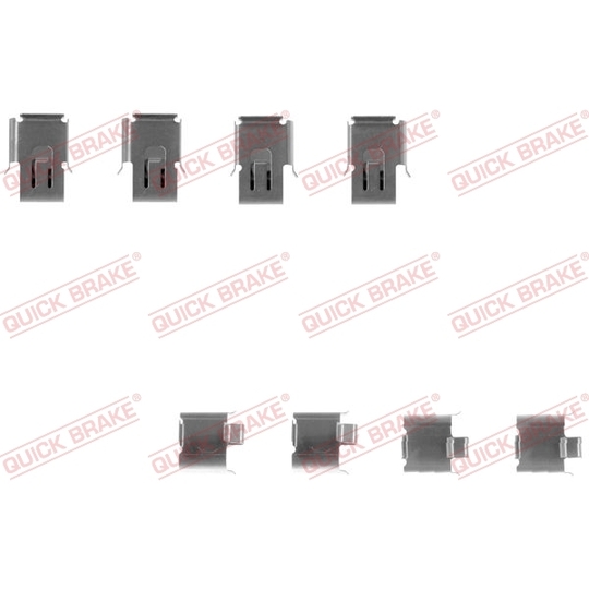 109-1171 - Brake pad fitting set 