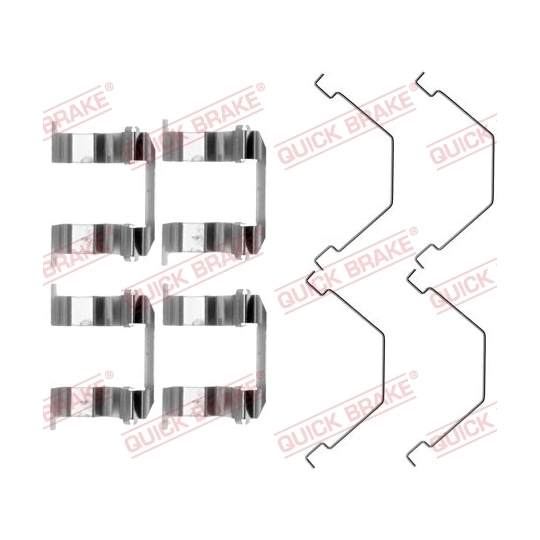 109-1158 - Brake pad fitting set 