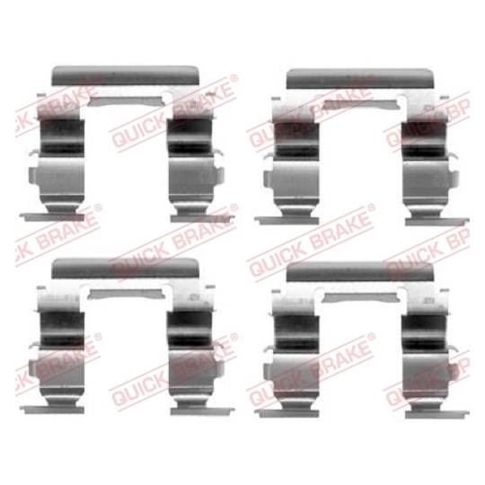 109-1181 - Brake pad fitting set 