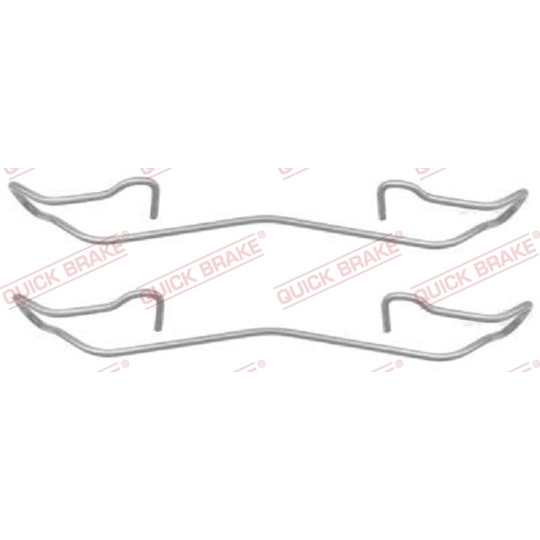 109-1187 - Brake pad fitting set 