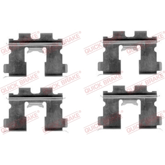 109-1163 - Accessory Kit, disc brake pad 