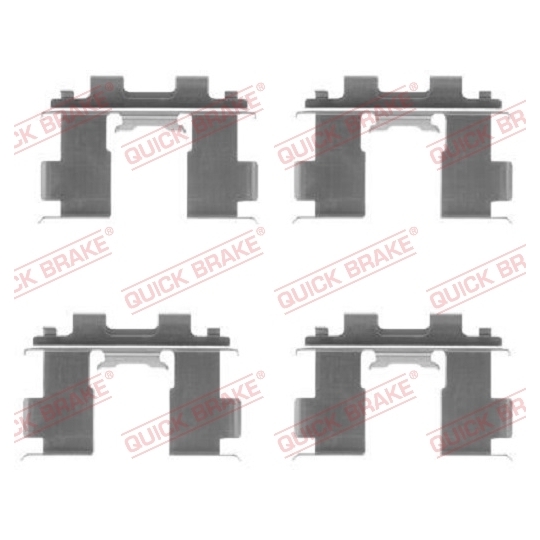 109-1205 - Brake pad fitting set 