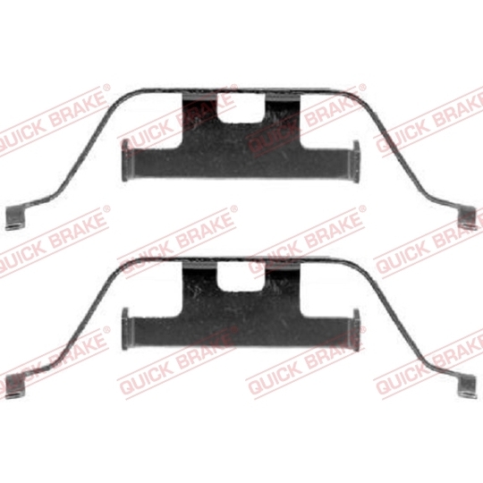 109-1201 - Brake pad fitting set 