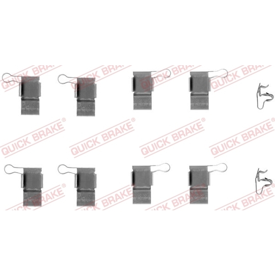 109-1193 - Brake pad fitting set 