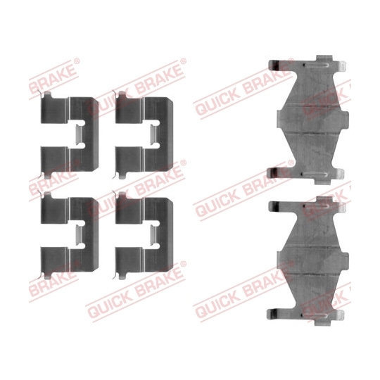 109-1206 - Brake pad fitting set 